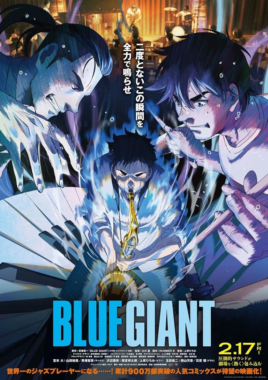 Netflix Akan Tayangkan Film Blue Giant di AS dan Kanada