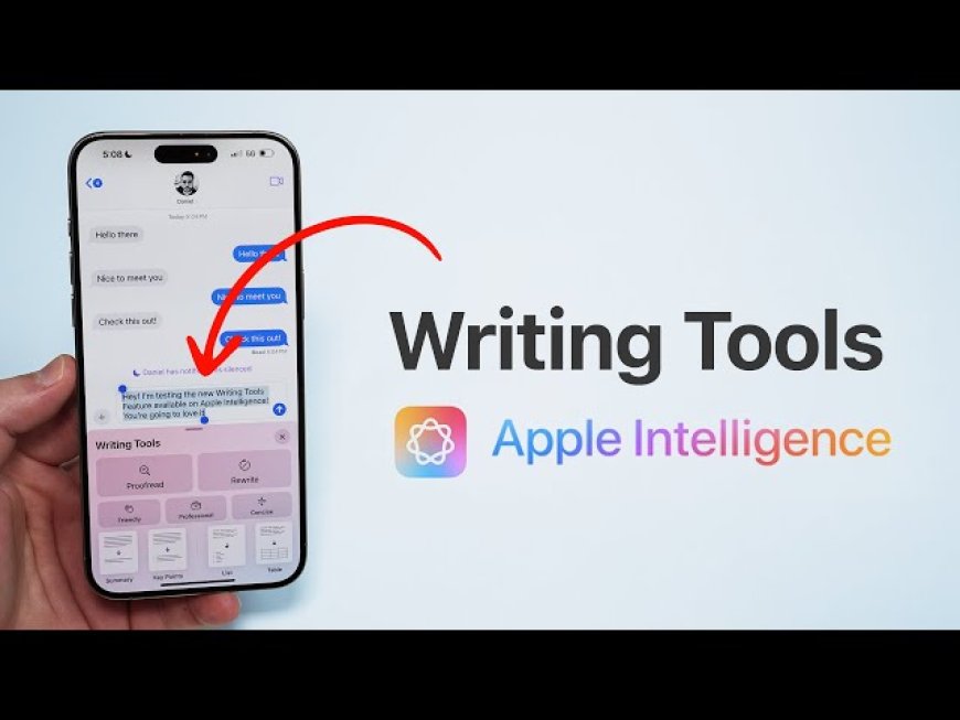 Alat penulisan AI di iOS 18.1 Apple hadir dengan batasan konten