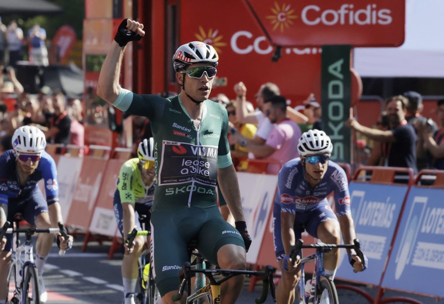 Van Aert menangkan etape tujuh Vuelta, O'Connor pertahankan