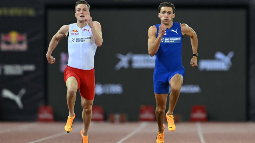 Duplantis mengalahkan Warholm dalam lomba eksibisi 100m