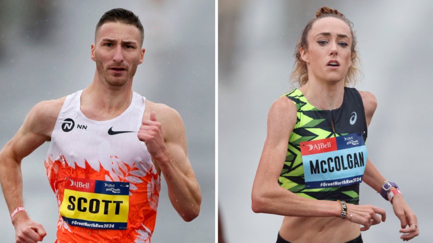 Scott finis kedua dan McColgan kelima di Great North Run