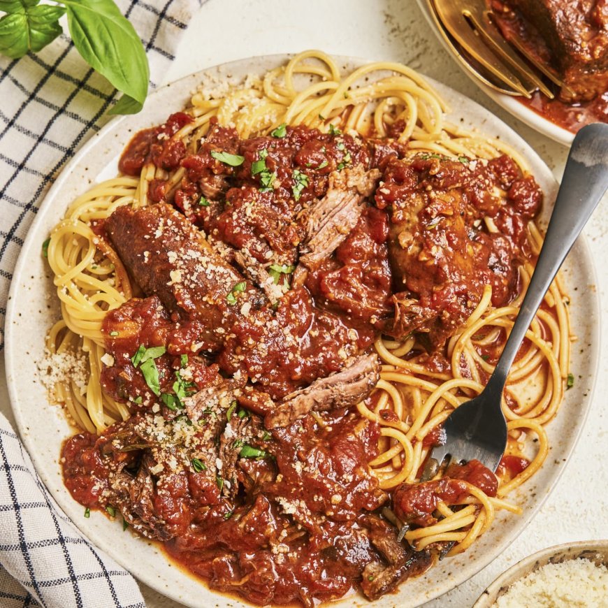 Saus Monday Slow Cooker di Spaghetti