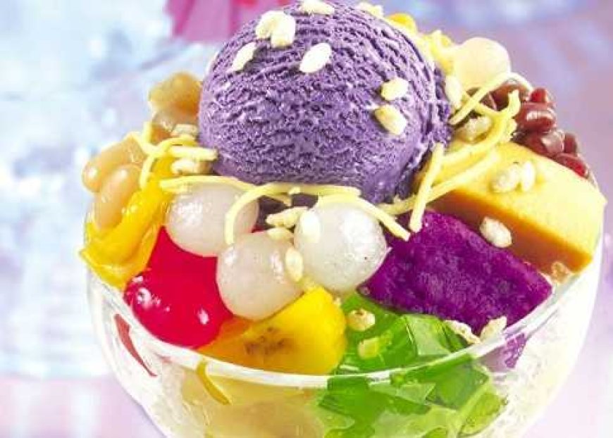 Es krim atau Biasa Disebut Pudding Halo Halo