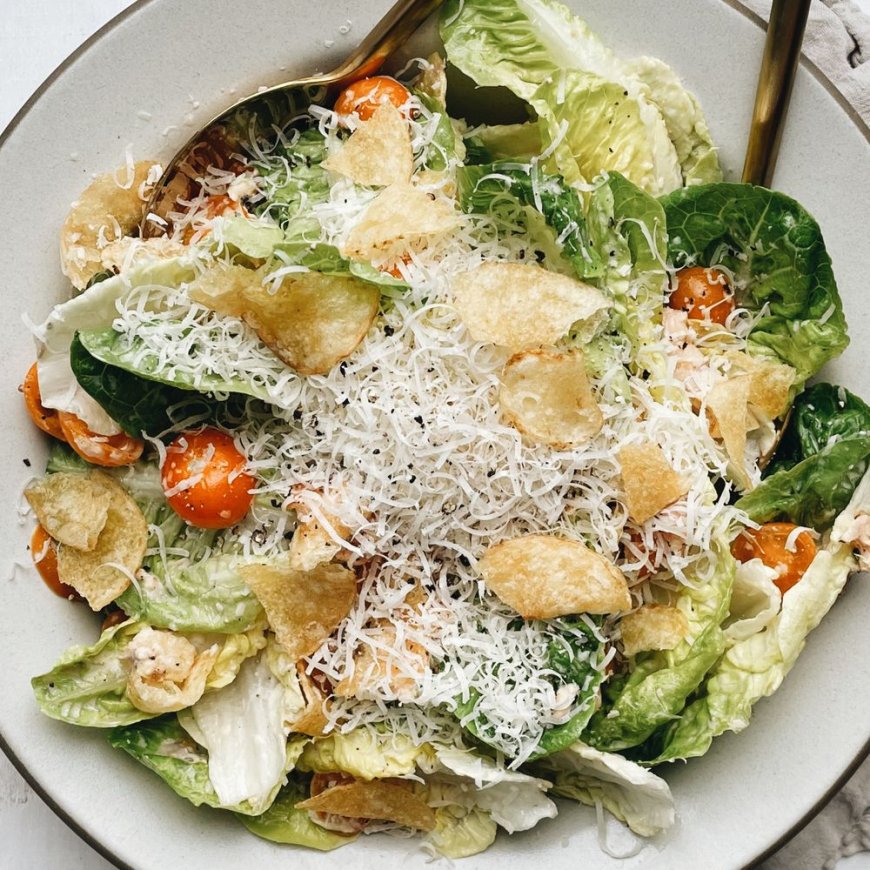 Salad Caesar Cincang Kentang