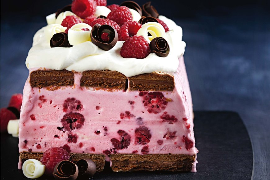 Kue Es Coklat-Raspberry