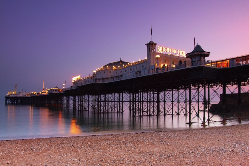 Kota Brighton Terletak di sisi timur pantai selatan Inggris di Sussex