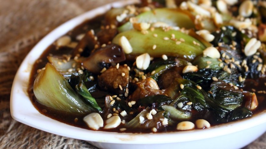 Bok Choy dengan Saus Kacang Hitam