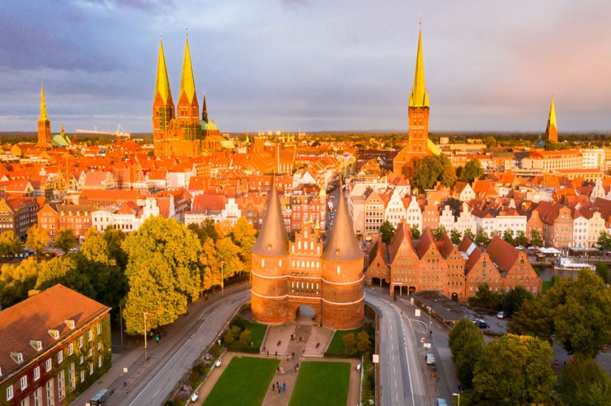 Lübeck ujung utara Jerman terdapat kota kecil Warisan Dunia