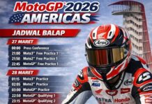 Jadwal MotoGP Amerika 2026 Waktu Indonesia Lengkap 27–30 Maret