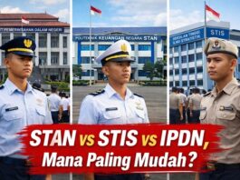 Perbandingan STAN vs STIS vs IPDN : Mana Paling Mudah Masuk 2026 ?