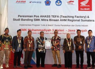 AHM dan Astra Motor Jateng Siapkan Lulusan SMK Siap Kerja Lewat Pos AHASS TEFA
