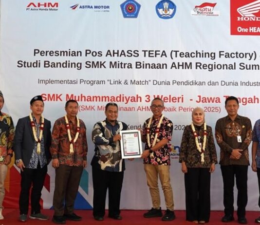 AHM dan Astra Motor Jateng Siapkan Lulusan SMK Siap Kerja Lewat Pos AHASS TEFA
