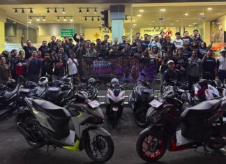 Astra Motor Yogyakarta Ajak 110 Bikers Jajal New Honda Vario Evo 160 Lewat Night Ride